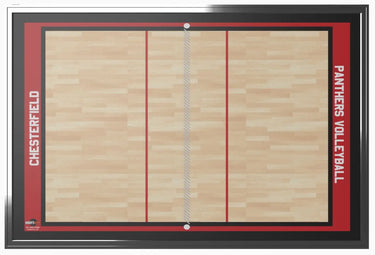 Volleyball Wall Mounted Locker-room Board (24x18